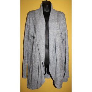 Old Navy XL Blue White Gray Cascading Sweater Cardigan